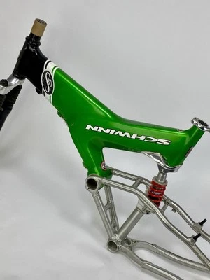 1999 Schwinn SC30 Carbon Full Suspension Frame Fork Set Medium Logo Variant Rare - Image 1 of 4