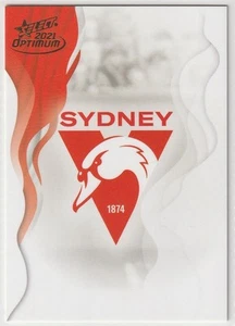 2021 Select Optimum Sydney Swans Logo/Checklist #182 - Picture 1 of 2