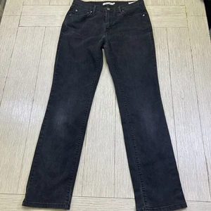 Levis 505 Jeans Womens 8 Straight Classic Fit Stretch Denim Pants - Picture 1 of 11