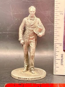 Figura Danbury Mint Presidente Soldado de Peltre LaRocca William Harrison 9º - Imagen 1 de 3