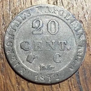 PIECE DE 20 CENTIMES JEROME NAPOLEON WESPHALIE. 1812 C (997) - Bild 1 von 2