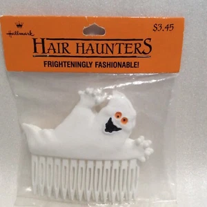 Peines vintage para cazadores de cabello de Halloween fantasma volador sello nuevo 1988 - Imagen 1 de 5
