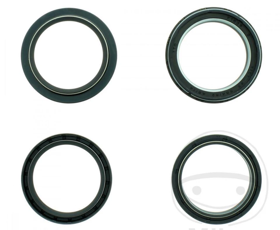 Retenes + Tapones de Plástico 45x58x11 para Ktm Moto Guzzi Husqvarna Cagiva beta - Imagen 1 de 1