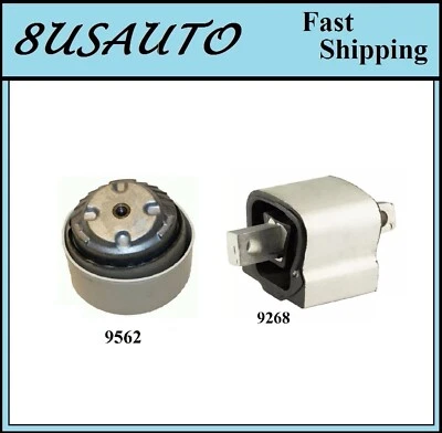 2PCS FRONT MOTOR & TRANS MOUNT FIT MERCEDES-BENZ C280,C43 AMG,CLK320,CLK430,.... - Image 1 of 4