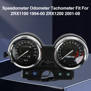 Für Kawasaki ZRX1100 ZRX1200 Tachometer Messgeräte Speedo Gauges 260km/h - Picture 1 of 13