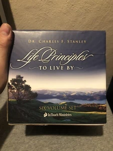 Life Principles To Live By Dr Charles Stanley Six Volume CD Box Set - Picture 1 of 3