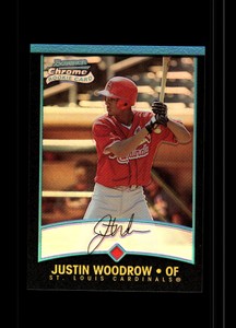 2001 Bowman Chrome #194 Justin Woodrow Refractor  RC