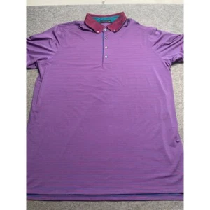 Greyson Luxury Striped Golf Polo Performance Moisture-Wicking Athletic Shirt XXL - Picture 1 of 8