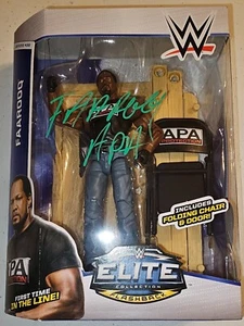 Firmado Autografiado WWE Mattel Elite Series 38 Faarooq APA Ron Simmons - Imagen 1 de 2