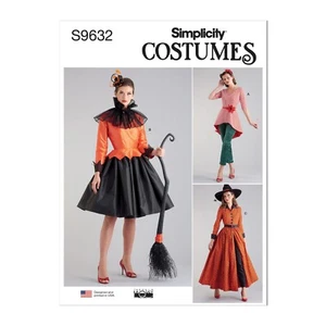 Simplicity SEWING PATTERN S9632 Misses' Costumes, Sizes 6-14 Or 16-24 - Picture 1 of 7