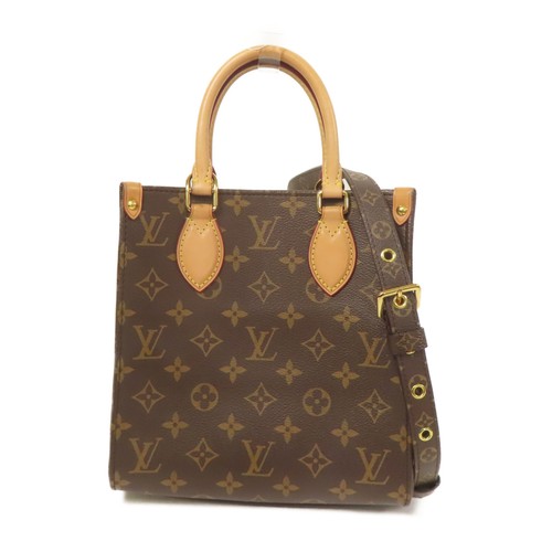 LOUIS VUITTON（LV） Borsa a tracolla Louis Vuitton LV GHW Sac Plat BB 2 vie M46265 monogramma marrone