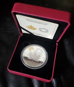 2020 Canada Pulsating Maple Leaf 2 Oz .9999 Silver Coin BU In Original Box & COA - Picture 1 of 4