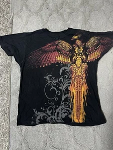 World Wizard Harry Potter T-Shirt Unisex Large Black Printed phoenix universal - Bild 1 von 4