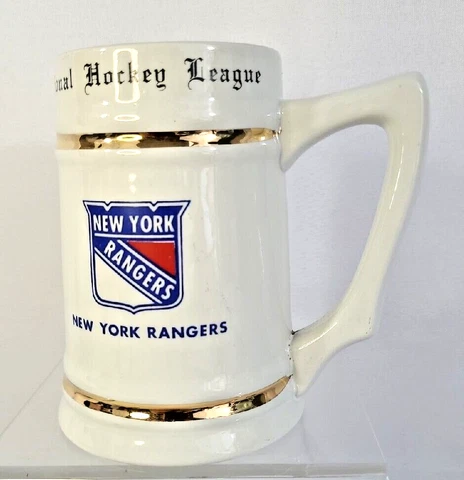 Vintage 1994 New York Rangers Stanley Cup Champions Collectible Stein Mug New Cover