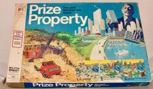 PRIZE PROPERTY 1974 Milton Bradley Vintage Board Game *100% Complete* - Picture 1 of 7