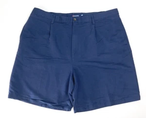 Pantaloncini piatti Chaps Golf da uomo anteriori piatti taglia 42 W blu - Foto 1 di 9