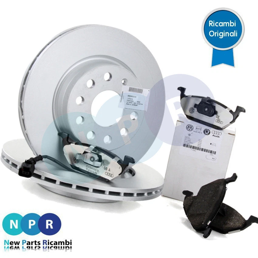 KIT FRENI PASTIGLIE ORIGINALI DISCHI ATE AUDI A3 2010/04-2012/08 1.2 TSI 8P - Immagine 1 di 1