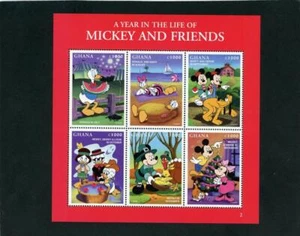 Ghana 1998 Disney Friends Scott# 2009 como nuevo - Imagen 1 de 1
