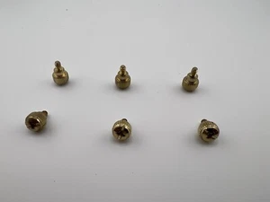 60 bulk pieces of #6-32 Thread Anodized Aluminum PC Case Thumbscrews - Gold - Picture 1 of 3