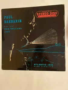 PAUL BARBARIN - & His New Orleans Jazz ~ ATLANTIC 1215 {nm dg STEREO orig} RARE - Imagen 1 de 4
