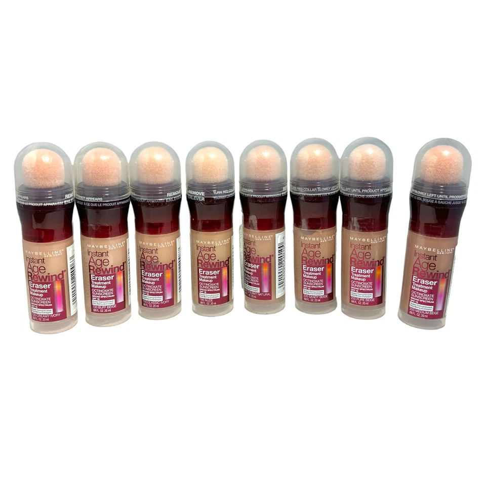 Maybelline Instant Age Rewind Eraser Treatment Makeup .68oz./20ml New; You Pick! - Image 1 of 1