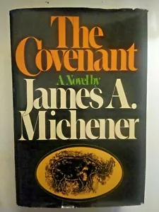 The Covenant James A Michener 1980 1st Trade Edition HCDJ - Imagen 1 de 10