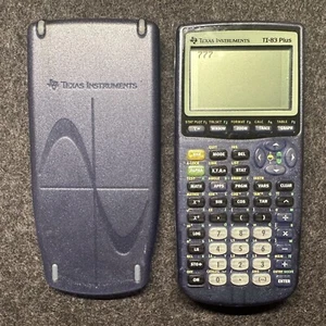 Texas Instruments TI-83 Plus Graphing Calculator Blue Sparkle - Tested ✅ - Picture 1 of 5