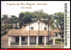 2917 BRAZIL 2004 SAINT MICHAEL ARCHANGEL CHAPEL, RELIGION MI# B126 RHM B-135 MNH - Picture 1 of 2
