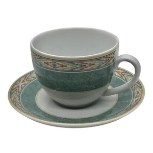 Wedgwood Cup & Saucer Aztec Design 8 Fl Oz Cup Saucer 6” Replacement - Picture 1 of 11