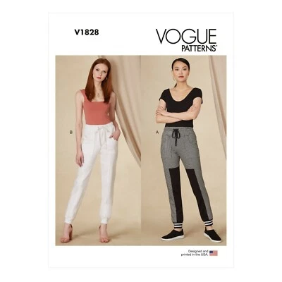 Vogue Schnittmuster V1828 - Hose - Jogginghose - Sporthose - Freizeithose - Bild 1 von 4