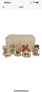 Lenox Celebrate Peanuts 60 Años Set De 5 Estatuillas Charlie Brown NUEVO EN CAJA - Imagen 1 de 7