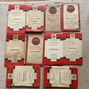 Various Ordnance Survey  maps (Paper) - Bild 1 von 13