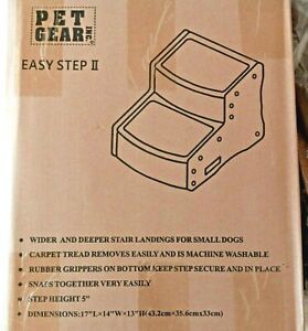Pet Gear Easy Step II 13" Height for Small Dogs or Cats Brown          L9