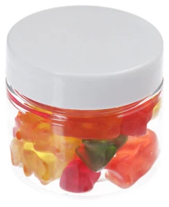 50 ml PET Tiegel transparent Deckel weiß 10 Stück Döschen Kunststoff Dose - Bild 1 von 1