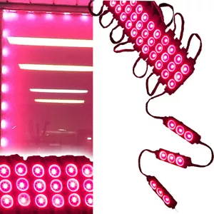 20ft LEDUPDATES Hot pink Red Storefront ambient 5630 LED LIGHT With UL Power - Picture 1 of 10
