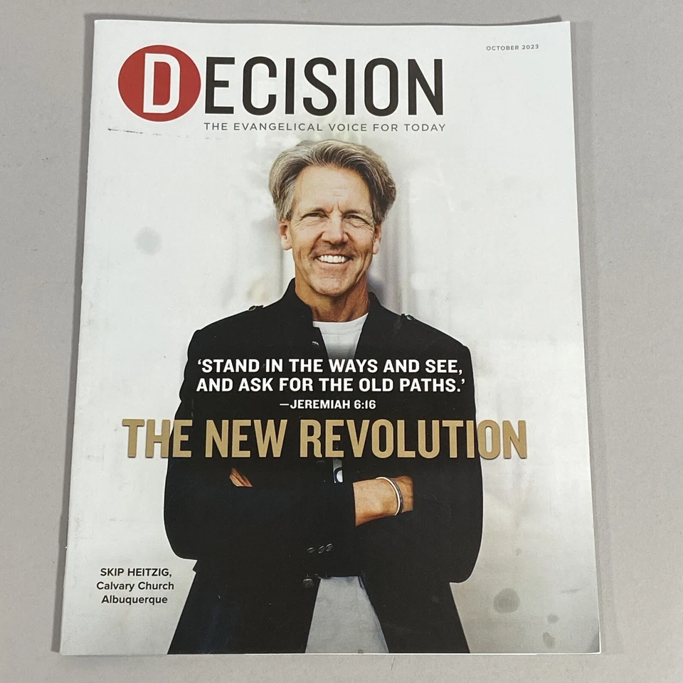 Decision Magazine Oct 2023 Skip Heitzig Calvary Church Albuquerque Evangelical Foto 1 de 1