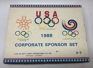 Vintage USA Olympic Classic Limited Edition 48 Pin Collection, 1988,Original Box - Bild 1 von 12