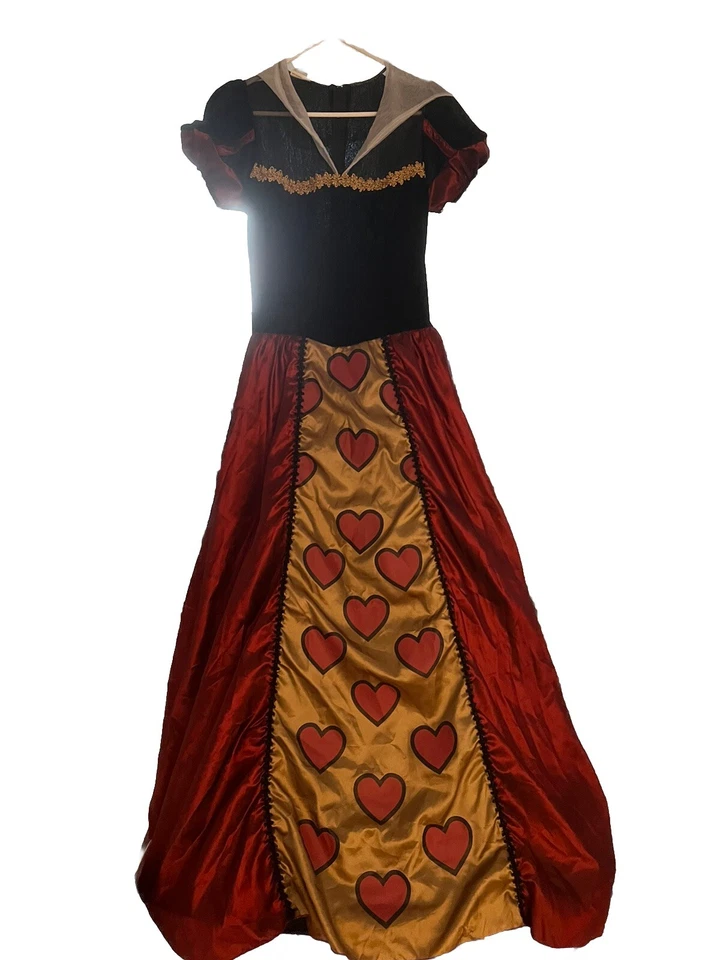 Vestido fantasia Rainha dos Harts feminino Alice no País das Maravilhas - Imagem 1 de 2