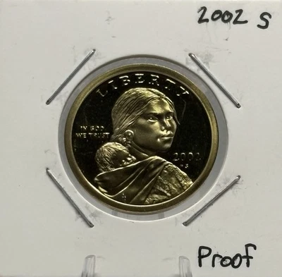 2002 S Sacagawea Dollar - Proof - GEM BU - Low Mintage! 🔥🔥 - Image 1 of 2