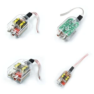 Adjustable 2 RCA Line Convertor Low to High Impedance Amplifier Adaptor - Picture 1 of 5