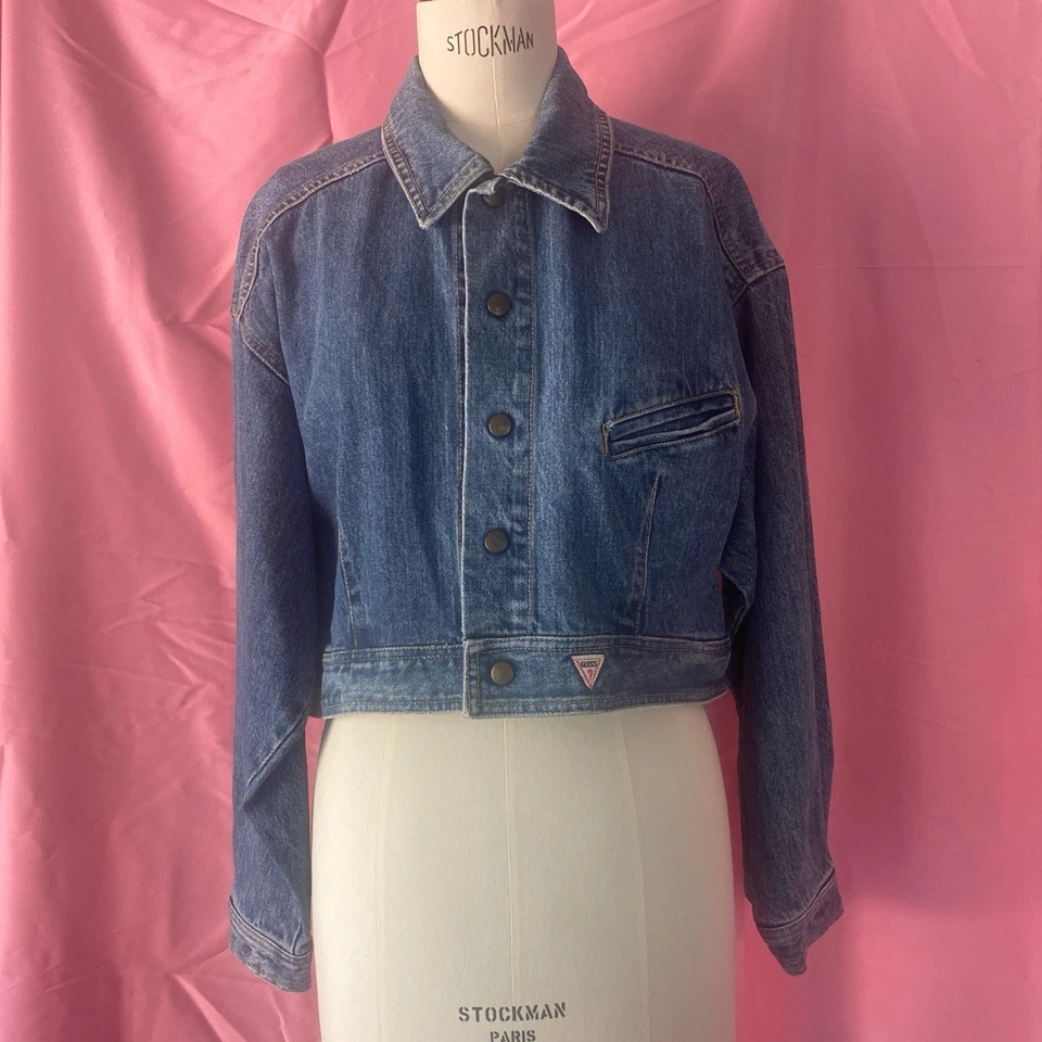 Chaqueta vaquera vintage años 80 Guess Georges Marciano para mujer talla XLarge Foto 1 de 4