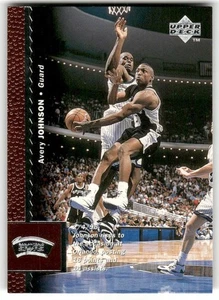 1996-97 Upper Deck #110 Avery Johnson San Antonio Spurs Basketball Card - Bild 1 von 2