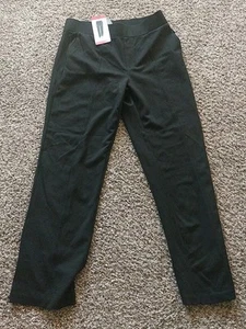 Matty M schwarze Stretch-Pull-On-Hose M 30" Schrittlänge neu mit Etikett - Bild 1 von 5
