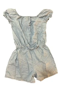 GAP Kids Girls Chambray Romper | Size XL (12–13 Years) - Picture 1 of 3