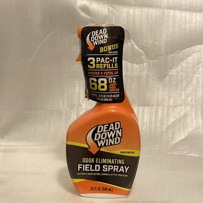 Dead Down Wind Odor Eliminating Unscented Field Clothing Spray 3 Refills 68 oz - Image 1 of 4