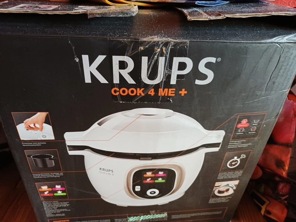 Krups Cook4Me+ CZ7101, Multikocher mit Schnellkochfunktion, Weiß - Bild 1 von 1