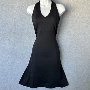 Patagonia Halter Dress Women’s Small Black Stretch Nylon Blend - Picture 1 of 7