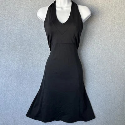 Patagonia Halter Dress Women’s Small Black Stretch Nylon Blend - Image 1 of 4