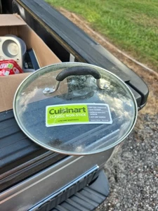 Replacement Cuisinart 9" Glass Lid For Frying Pan Pot Skillet Steel - Picture 1 of 4