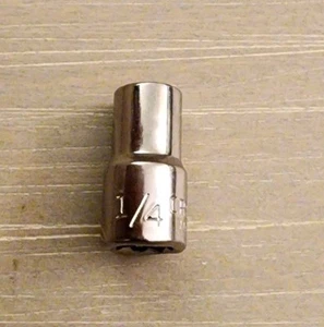 Craftsman USA 1/4" Socket 6 Point 1/4" Drive Inverted G2 43493 - Picture 1 of 5